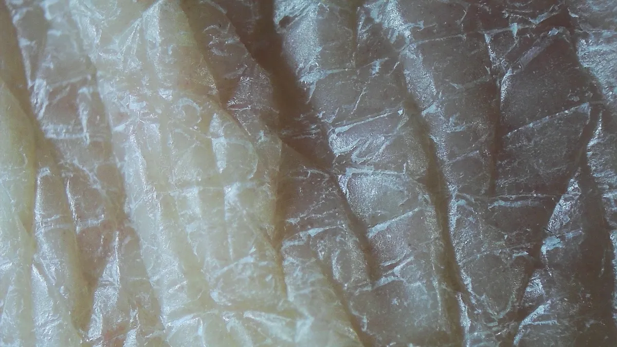 Close-up of skin texture, illustrative image