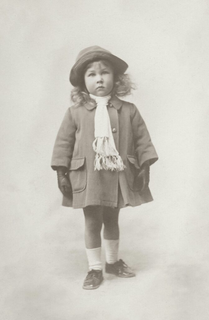 Child wearing cotton clothing
